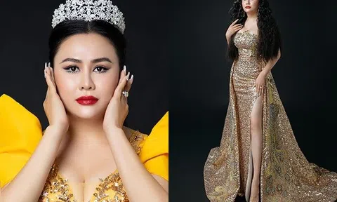 Hoa hậu Lý Kim Ngân diện váy cắt xẻ của Tommy Nguyễn khoe dáng ngọc ngà 