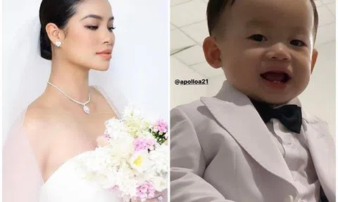 Sao Việt 24h: Con trai út Phạm Hương mặc vest bảnh bao trông giống hệt bố, đi chụp ảnh cưới với mẹ