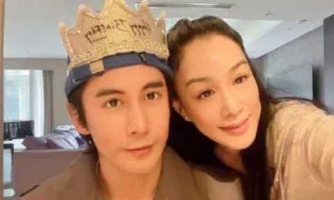 Mừng sinh nhật chồng kém 12 tuổi, "mỹ nhân gốc Việt" khoe ảnh cận mặt, nhìn diện mạo U60 mà sốc