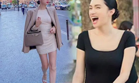 Hương Giang cứ mặc váy ngắn catwalk là bị chê, mặc chiếc quần mốt cũ che chân vòng kiềng lại thêm sang