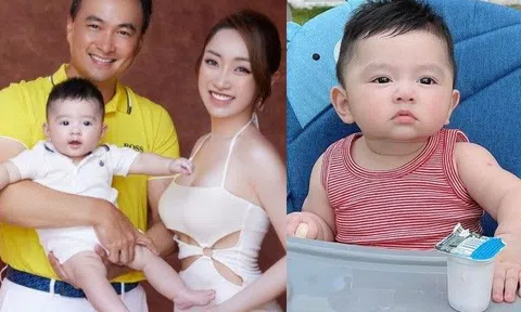 Bị mẹ ép ăn sáng, con trai Chi Bảo làm mặt thái độ nhưng vẫn điển trai "đốn tim" dân mạng
