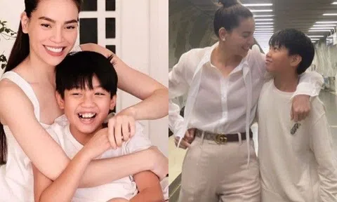 Hồ Ngọc Hà khoe Subeo 12 tuổi đã cao gần bằng mẹ, kể Lisa - Leon qua Thuỵ Điển chỉ ăn với uống