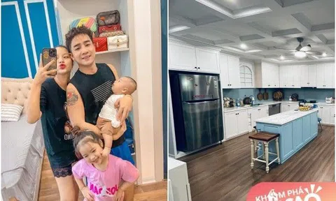 Đỗ Duy Nam khoe nhà mới mua rộng rãi, "gạ" vợ đẻ thêm em bé cho phấn khởi