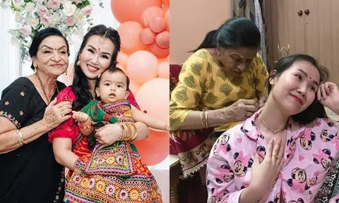 Phản ứng của mẹ chồng Ấn Độ khi Võ Hạ Trâm bị muỗi đốt, nhõng nhẽo như trẻ con