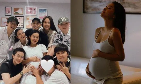 Sắp sinh con thứ 3, Phạm Quỳnh Anh lần đầu đăng ảnh có tình trẻ kém tuổi, dân mạng khen "đẹp trai"