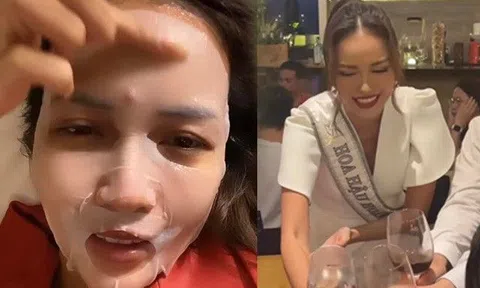 Mới đăng quang được vài tuần, Ngọc Châu có dấu hiệu xuống sắc, make-up dày cộp để che