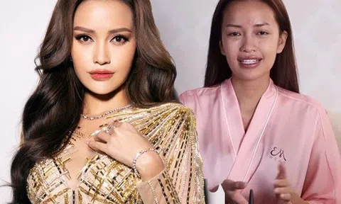 Trổ tài make up và nói tiếng Anh như gió, Ngọc Châu khoe mặt mộc trên trang Miss Universe