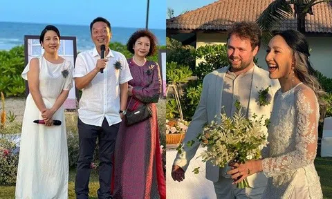 Con gái lai Tây đám cưới lần 2, Mỹ Linh "xả" loạt ảnh không thể nào quên của cô dâu chú rể