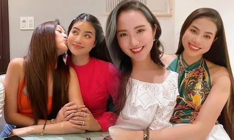 Phu nhân Phan Thành đọ sắc với nàng hậu nổi tiếng nhất Việt Nam, vẻ đẹp bất phân thắng bại