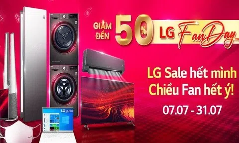 Ưu đãi cực lớn của LG trong ngày hội dành cho fan công nghệ