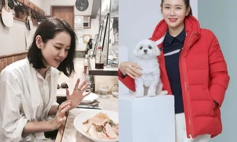 Mang thai những tháng đầu, bà bầu Son Ye Jin khoe ảnh mới, ai cũng nhìn gương mặt thay đổi