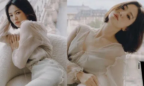 Song Hye Kyo đẹp kinh diễm, xứng danh "Nữ hoàng nhan sắc" từng náo loạn sự kiện tại Pháp