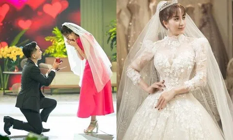 Khánh Thi ôm mặt khóc khi chồng kém 11 tuổi cầu hôn, đám cưới sau 13 năm chung sống đã cận kề