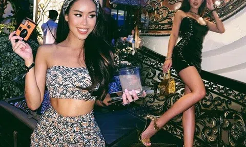 Con gái "Vua hàng hiệu" chế áo làm váy với kẹp tăm, một phút hớ hênh nhưng vẫn được khen hết lời