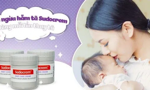 Kem Sudocrem: Ngừa hăm tã, bảo vệ làn da bé luôn mềm mại