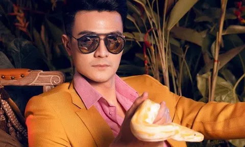 Vĩnh Thụy chia sẻ cảm xúc khi diễn với trăn thật