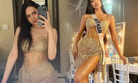 Dạo này Hoa hậu Hương Giang thích mặc hở, không khoét trước thì cũng xẻ sau