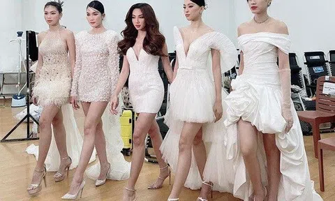 5 nàng Hậu đình đám Vbiz bị phát hiện xài chung một kiểu giày, khoe "cặp giò" trắng nõn thon dài