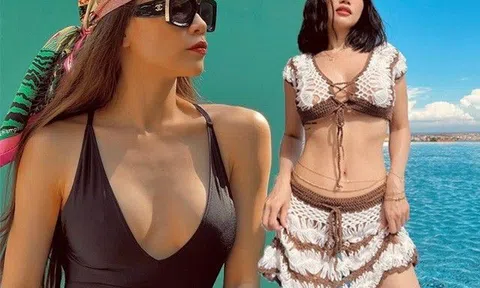 Thời trang đi biển với bikini của người nổi tiếng không hằn khe vùng kín, bí quyết chỉ từ vài nghìn