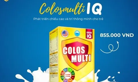 Colosmulti tung ưu đãi khủng, đồng hành cùng mẹ giúp bé tăng cường đề kháng, nâng cao trí tuệ