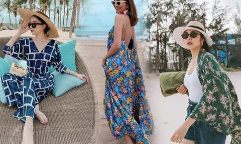 Thời trang đi biển của mỹ nhân Việt cực hút mắt, nàng diện theo là "sống ảo" cháy máy