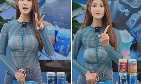 Gái xinh rơi áo lót ngay trên sóng livestream: Vô tình hay cố ý đều gây "đỏ mắt" khán giả!