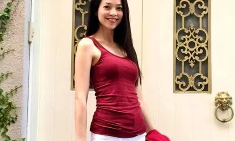 Ăn mặc giản dị Hiền Thục vẫn khoe được chiếc eo bé tẹo teo