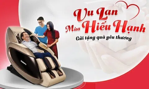 Ghế massage Daikiosan thay lời báo hiếu mùa Vu Lan