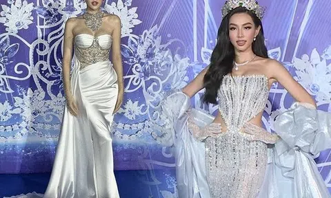 Thảm đỏ Miss World Vietnam 2022: Thuỳ Tiên đội vương miện 12 tỷ, Song Hye Kyo bản Việt đẹp nín thở