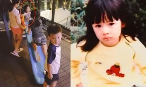 Con gái 5 tuổi của Lâm Tâm Như hiếm hoi ra ngoài chơi, dân mạng khẳng định giống hệt mẹ