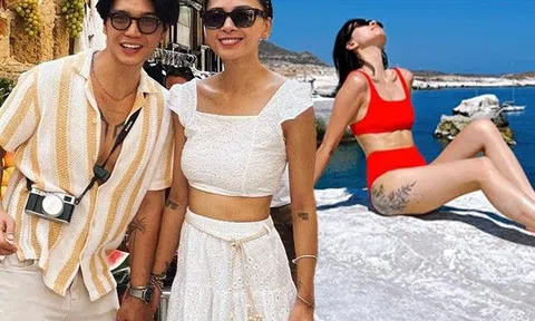 Ngô Thanh Vân diện 2 mảnh khoe vòng eo nổi múi, quả không bõ công chồng trẻ chăm tận răng