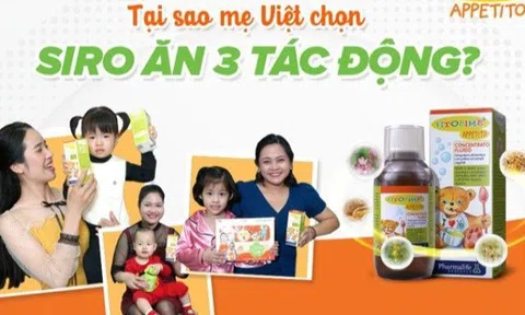 Giữa vô vàn sản phẩm ăn ngon tại sao mẹ Việt lại chọn Siro ăn ngon 3 tác động