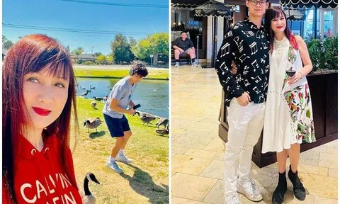 U40 mới có con đầu lòng, DV Hiền Mai chăm con như cậu ấm, bỏ tất cả theo con qua Mỹ du học