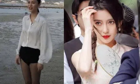 Bỏ Huỳnh Hiểu Minh, Angelababy bất ngờ bị lộ ảnh trông như bà cô tuổi 40