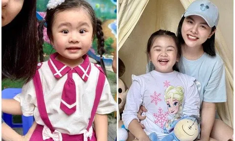 Con gái vào lớp 1 vẫn quá vô tư, Vân Trang thì lo đến không ngủ được