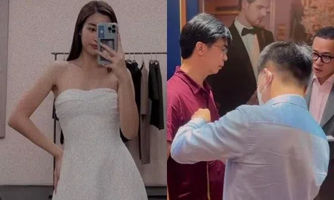 Đỗ Mỹ Linh thử váy trắng tinh, dẫn bố đi mua vest giữa tin sắp đám cưới, nhà Bầu Hiển có người nhiễm COVID-19