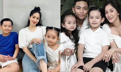 Khánh Thi ngắm ảnh chụp với 2 "Phan Hiển", kết luận chắc nịch về ngoại hình của các con