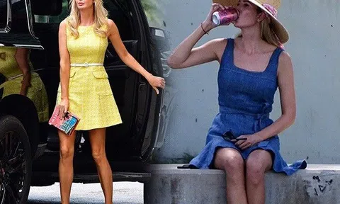 Không còn làm "nữ thần Nhà Trắng", Ivanka Trump đổi style váy đầm khoe trọn sắc vóc tuổi 40 đẹp đỉnh