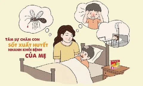 Tâm sự chăm con sốt xuất huyết nhanh khỏi bệnh của mẹ