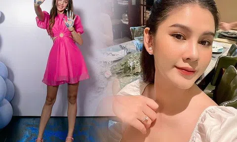 Làm "mẹ ỏng", vợ tây của Bùi Tiến Dũng, nữ MC từng theo chân Park Hang Seo chung đam mê giữ dáng đẹp