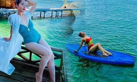 Mới ngày nào bị soi mỡ phì phèo, "cô hầu gái" Nhật Kim Anh giờ mặc bikini khoe điểm hấp dẫn không cần chỉnh