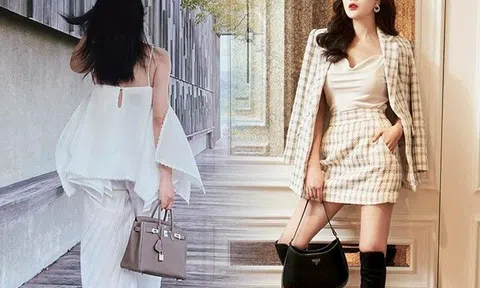 "Quỳnh búp bê" Phương Oanh mặc gì cũng sang, nổi nhất là cây đồ trắng dát thêm túi Hermes trăm triệu
