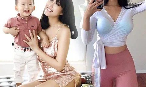 Dắt con đi chơi, Phi Thanh Vân mặc áo mỏng manh gợi cảm