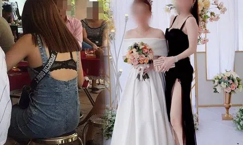 Chị em mặc đồ khoe da thịt đi dự đám cưới: tưởng quyến rũ lại hóa phản cảm hết mức