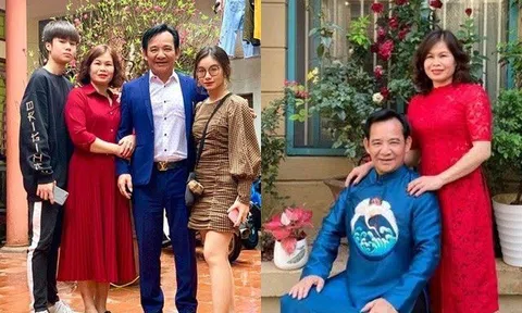 Quang Tèo tự nhận là "của hiếm" của giới nghệ sĩ khi không bỏ vợ kém xinh, từng 12 năm không có con