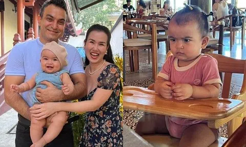 Võ Hạ Trâm tung bằng chứng con gái lai Ấn đang vui nhưng mặt cau có, mái tóc “khó cảm” vẫn là điểm nhấn