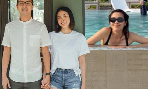 Hà Tăng diện áo tắm lấp ló xương quai xanh, nhan sắc mộc của ngọc nữ ngày càng thăng hạng