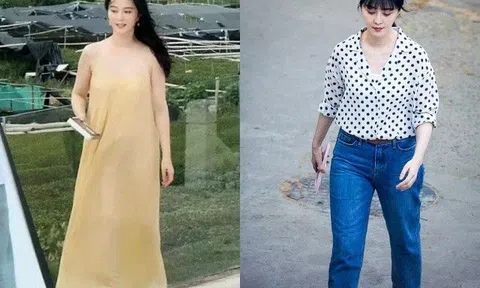 Diện đồ xuề xòa như bà thím, Phạm Băng Băng lộ bụng lùm lùm sau tin có bạn trai quân nhân