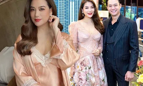 Trương Ngọc Ánh diện đầm xòe công chúa, e ấp bên Anh Dũng như gái xuân thì