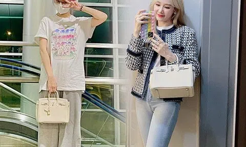 Không còn "có thù" với hàng hiệu, Hari Won xách túi gần tỷ đồng chồng tặng, mặc sang chuẩn gái Hàn